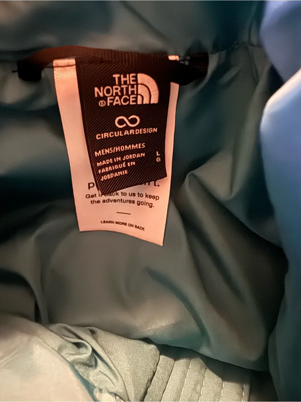 NWT The North Face Men’s Teal Thermoball Packable Quilted Puffer Jacket